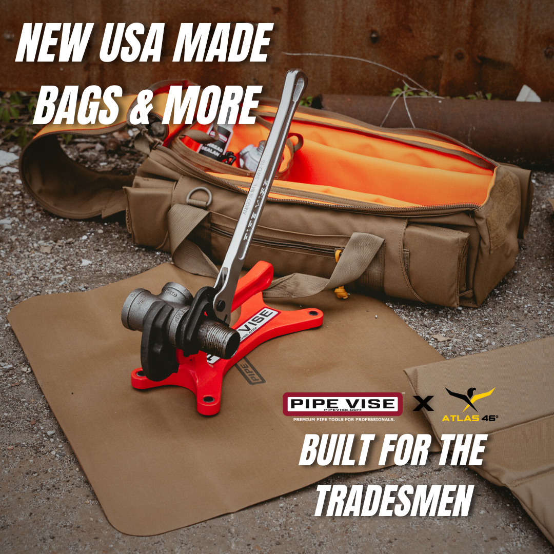 USA Made Tool Bags: Pipe Vise × Atlas46 Gear