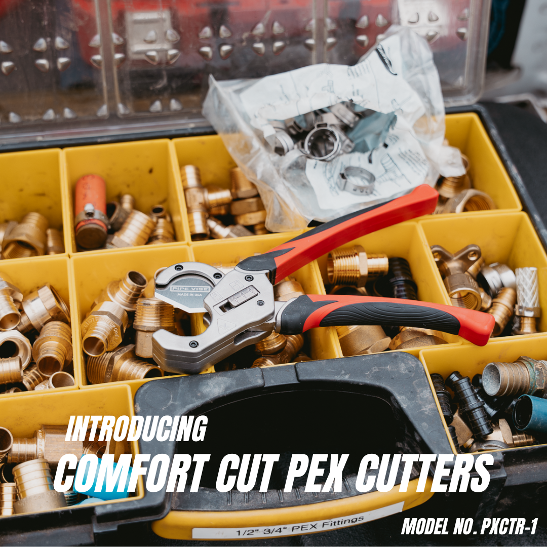 Introducing the New Pipe Vise Comfort Cut PEX Cutters. Made in USA!
