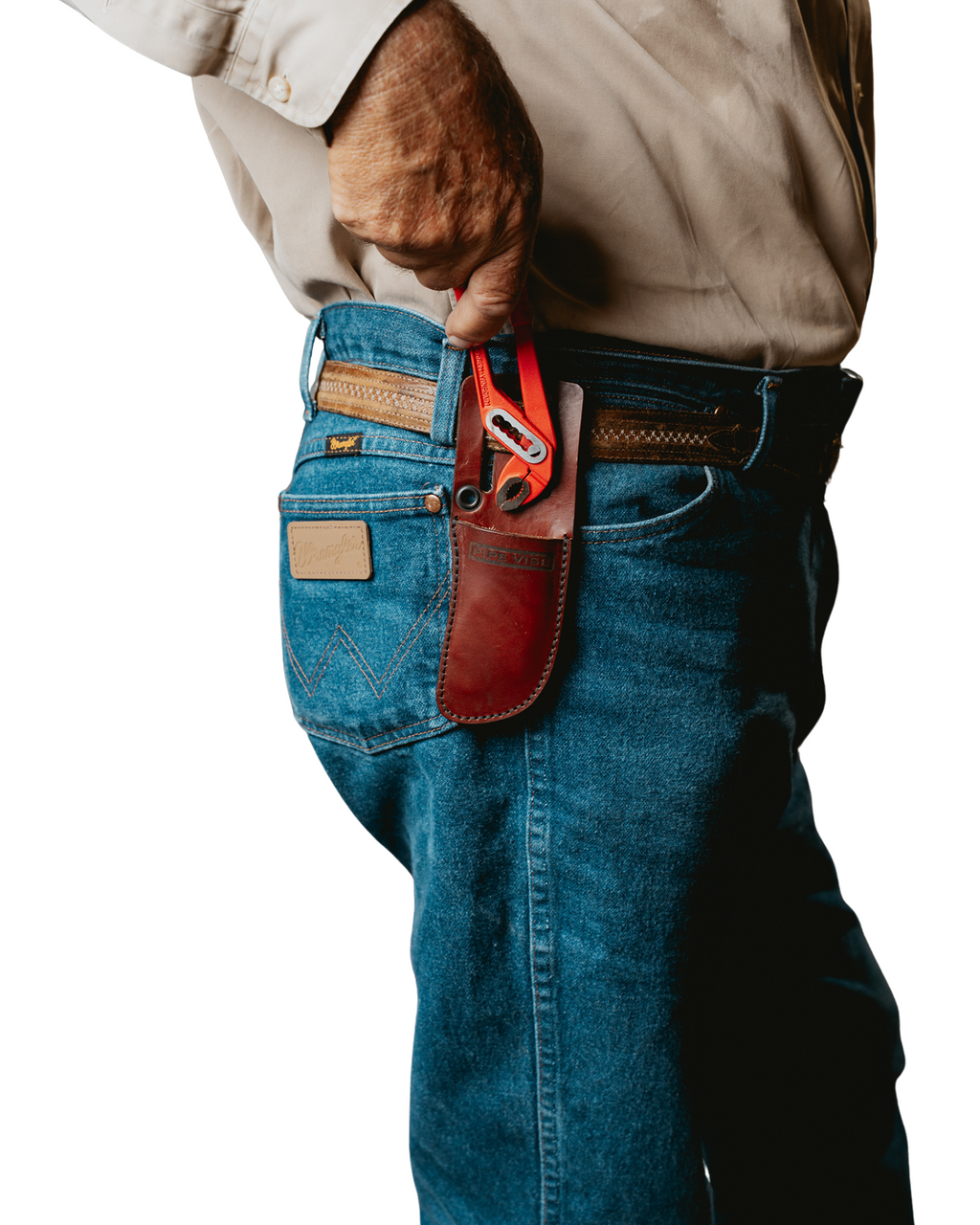 7" Slim Jaw Plier Leather Sheath