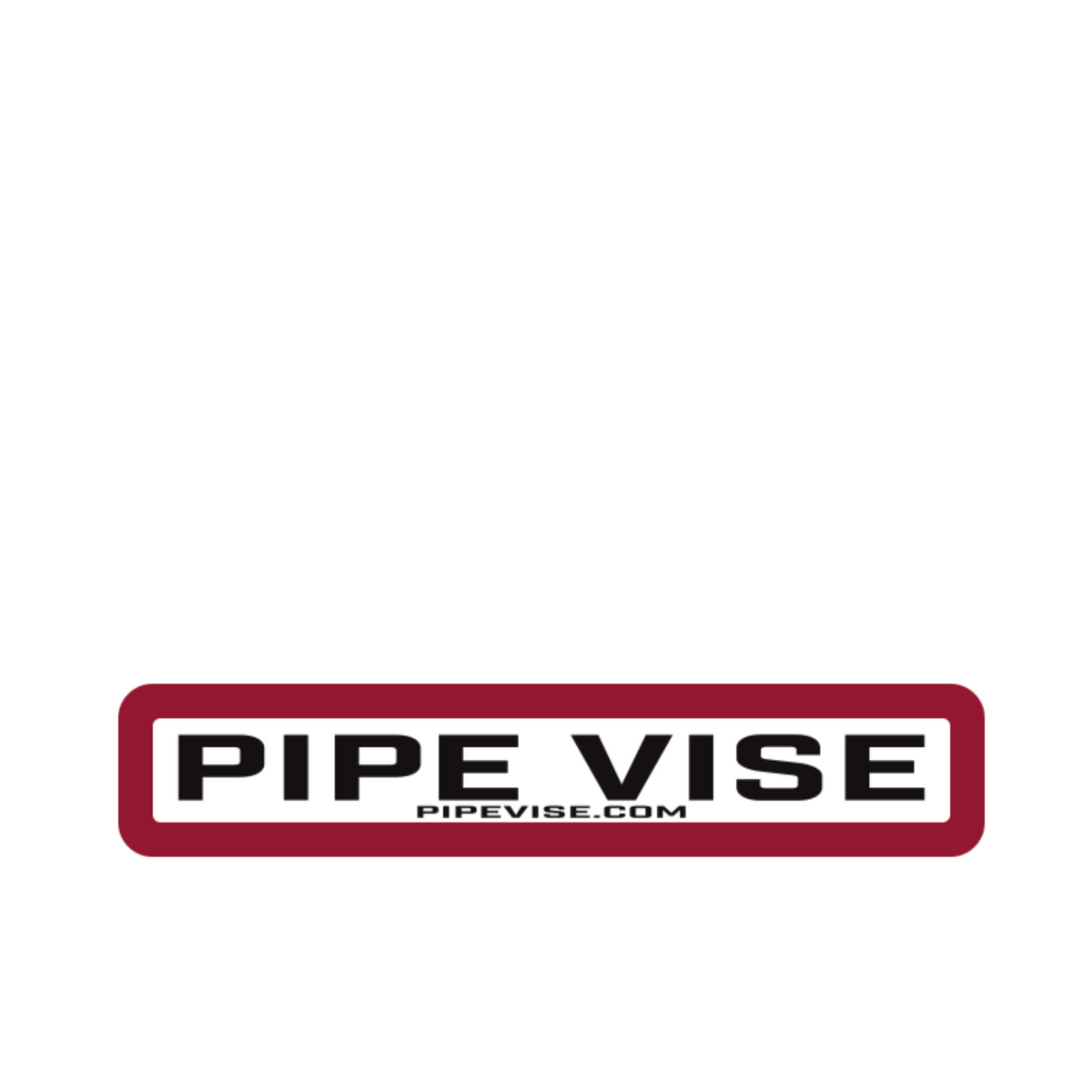 Pipe Vise Stickers 6"x1" (Pack of 6)